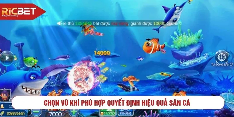 Chọn vũ khí phù hợp quyết định hiệu quả săn cá