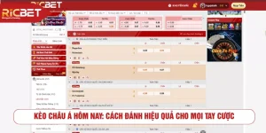 Kèo Châu Á Hôm Nay: Cách Đánh Hiệu Quả Cho Mọi Tay Cược