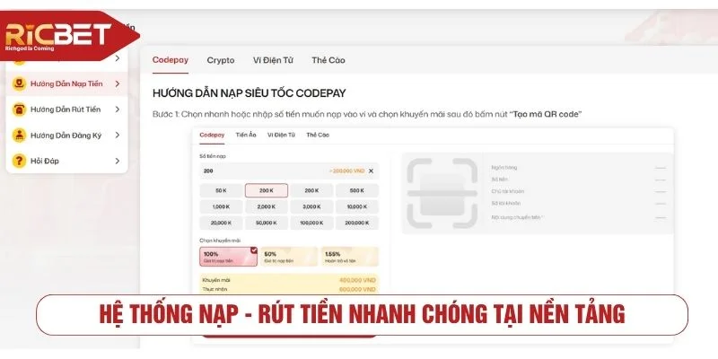Người chơi có thể chủ động lựa chọn hình thức giao dịch phù hợp